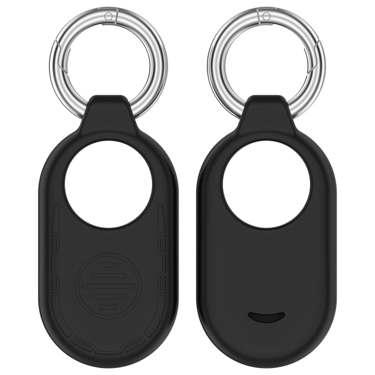 For Samsung Galaxy SmartTag 2 Location Tracker Portable Silicone Protective Case(Black) - SmartTag Accessories by PMC TechLife | Online Shopping South Africa | PMC TechLife