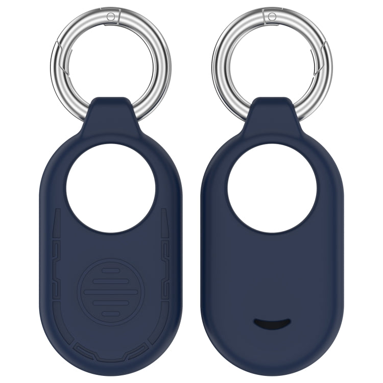 For Samsung Galaxy SmartTag 2 Location Tracker Portable Silicone Protective Case(Midnight Blue) - SmartTag Accessories by PMC TechLife | Online Shopping South Africa | PMC TechLife