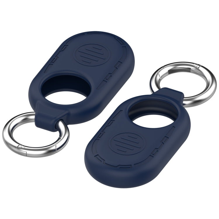 For Samsung Galaxy SmartTag 2 Location Tracker Portable Silicone Protective Case(Midnight Blue) - SmartTag Accessories by PMC TechLife | Online Shopping South Africa | PMC TechLife