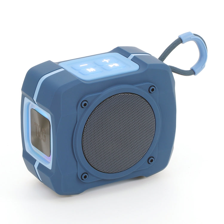 T&G TG661 Colorful LED Portable Outdoor Wireless Bluetooth Speaker(Blue) - Desktop Speaker by T&G | Online Shopping South Africa | PMC Jewellery | Buy Now Pay Later Mobicred