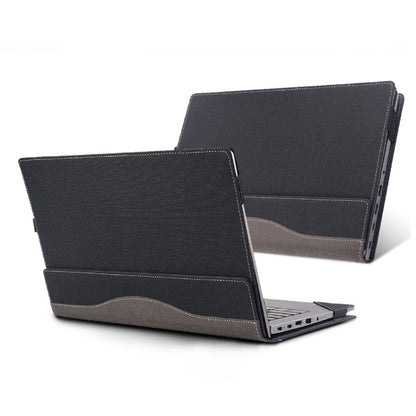 For Lenovo V15 Gen 4 Laptop Leather Anti-Fall Protective Case(Black) - 15.6 - 17 inch by PMC Jewellery | Online Shopping South Africa | PMC Jewellery | Buy Now Pay Later Mobicred