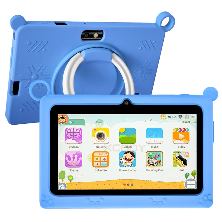 A133 7 inch Kid Tablet with Silicone Case,  2GB+32GB, Android 11 Allwinner A133 Quad Core CPU Support Parental Control Google Play(Blue) -  by PMC Jewellery | Online Shopping South Africa | PMC Jewellery