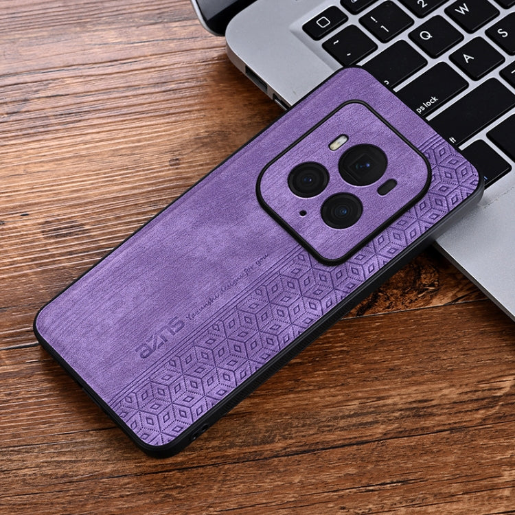 For Honor Magic6 Ultimate AZNS 3D Embossed Skin Feel Phone Case(Purple) - Honor Cases by AZNS | Online Shopping South Africa | PMC Jewellery | Buy Now Pay Later Mobicred