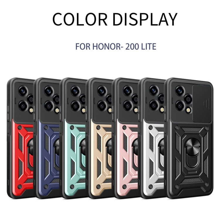 For Honor 200 Lite Global Sliding Camera Cover Design TPU+PC Phone Case(Gold) - free shipping - PMC TechLife - Order now!