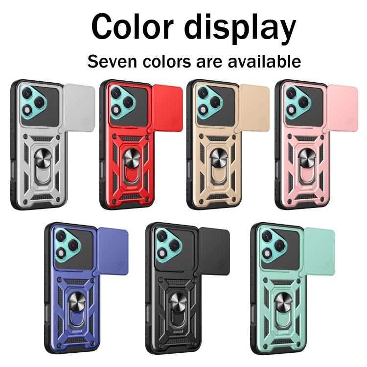 For Honor 400 Lite Global Sliding Camera Cover Design TPU+PC Phone Case(Rose Gold) - free shipping - PMC TechLife - Order now!