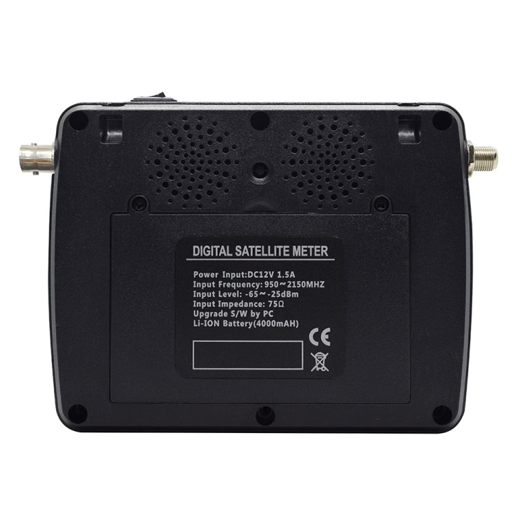 iBRAVEBOX V10 Finder Max+ 4.3 inch Display Digital Satellite Meter Signal Finder, Support DVB-S/S2/S2X AHD, Plug Type:UK Plug(Black) - Satellite Finder by PMC TechLife | Online Shopping South Africa | PMC TechLife | Buy Now Pay Later Mobicred
