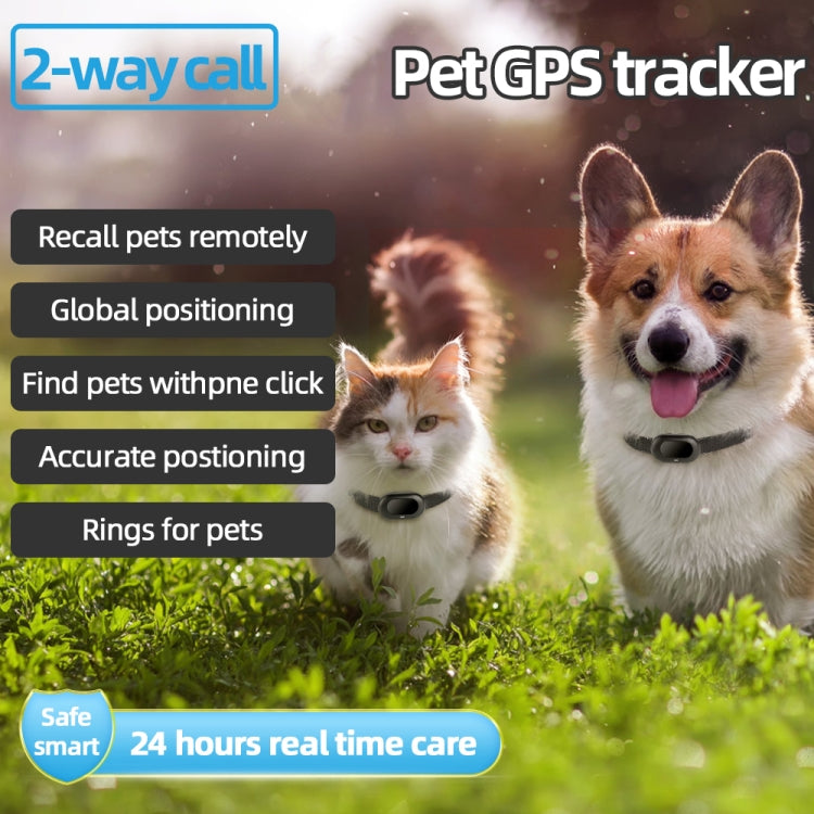 V41 Smart GPS Tracker IP67 Waterproof Pet Anti-loss Positioner, Version:4G  Version-A for Europe Asia Africa Australia(Black) - Pet Tracker by PMC TechLife | Online Shopping South Africa | PMC TechLife | Buy Now Pay Later Mobicred