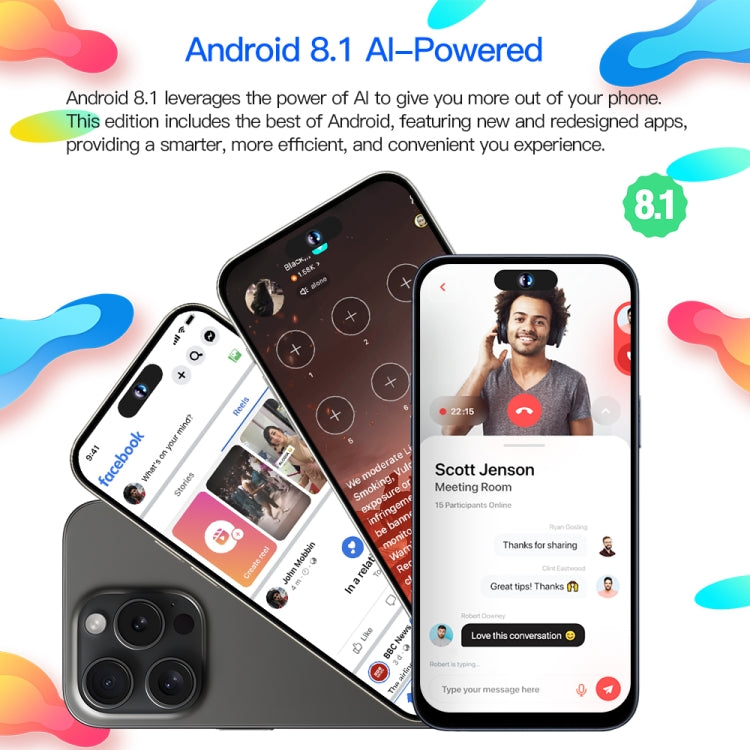 i15ProMax / U18, 3GB+32GB, 6.53 inch Face Identification Android 8.1 MTK6737 Quad Core, Network: 4G, OTG, Dual SIM(Grey) -  by PMC TechLife | Online Shopping South Africa | PMC TechLife