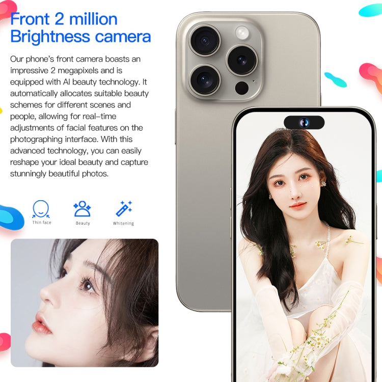 i15ProMax / U18, 3GB+32GB, 6.53 inch Face Identification Android 8.1 MTK6737 Quad Core, Network: 4G, OTG, Dual SIM(Grey) -  by PMC TechLife | Online Shopping South Africa | PMC TechLife