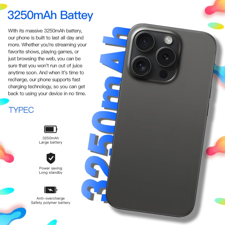 i15ProMax / U18, 3GB+32GB, 6.53 inch Face Identification Android 8.1 MTK6737 Quad Core, Network: 4G, OTG, Dual SIM(Grey) -  by PMC TechLife | Online Shopping South Africa | PMC TechLife