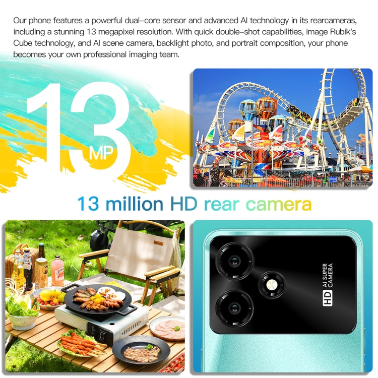 M6Pro / U30, 3GB+32GB, 6.53 inch Screen, Face Identification, Android 8.1 MTK6737 Quad Core, Network: 4G, OTG, Dual SIM(Green) -  by PMC TechLife | Online Shopping South Africa | PMC TechLife