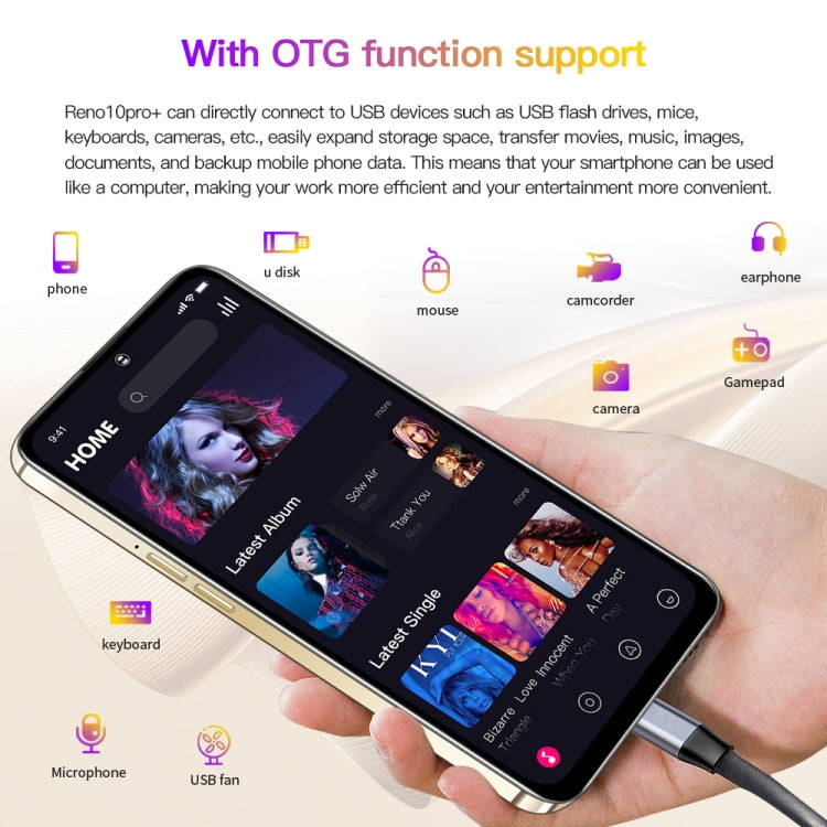 Reno10Pro+ / U22, 3GB+32GB, 6.53 inch Screen, Face Identification, Android 8.1 MTK6737 Quad Core, Network: 4G, OTG, Dual SIM(Black) -  by PMC TechLife | Online Shopping South Africa | PMC TechLife