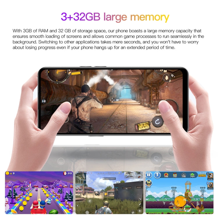 Reno10Pro+ / U22, 3GB+32GB, 6.53 inch Screen, Face Identification, Android 8.1 MTK6737 Quad Core, Network: 4G, OTG, Dual SIM(Purple) -  by PMC TechLife | Online Shopping South Africa | PMC TechLife