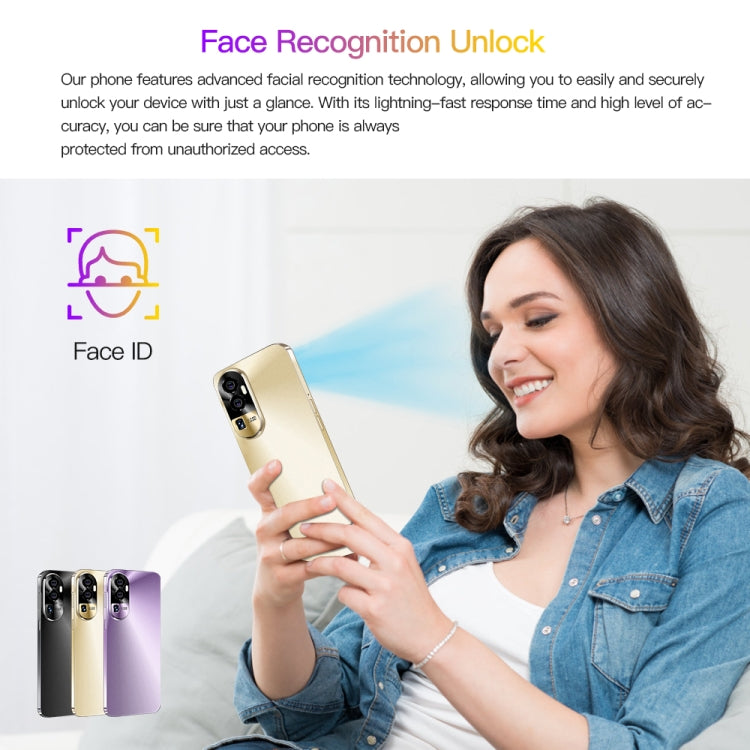 Reno10Pro+ / U22, 3GB+32GB, 6.53 inch Screen, Face Identification, Android 8.1 MTK6737 Quad Core, Network: 4G, OTG, Dual SIM(Purple) -  by PMC TechLife | Online Shopping South Africa | PMC TechLife