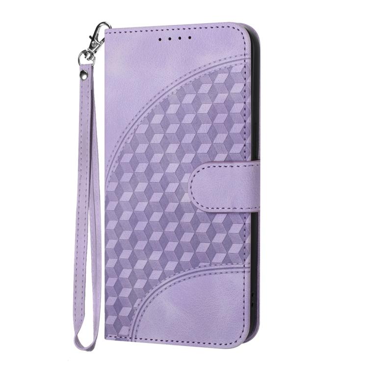 For iPhone 17 YX0060 Elephant Head Embossed Phone Leather Case with Lanyard(Light Purple) - free shipping - PMc TechLife - Order now!