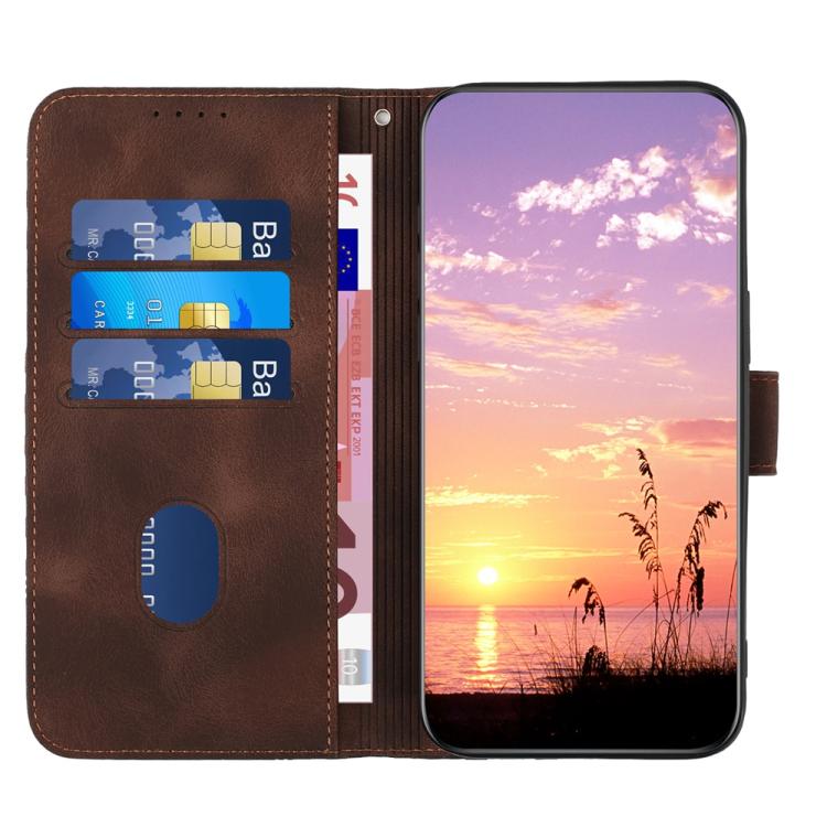For iPhone 17 YX0060 Elephant Head Embossed Phone Leather Case with Lanyard(Coffee) - free shipping - PMc TechLife - Order now!