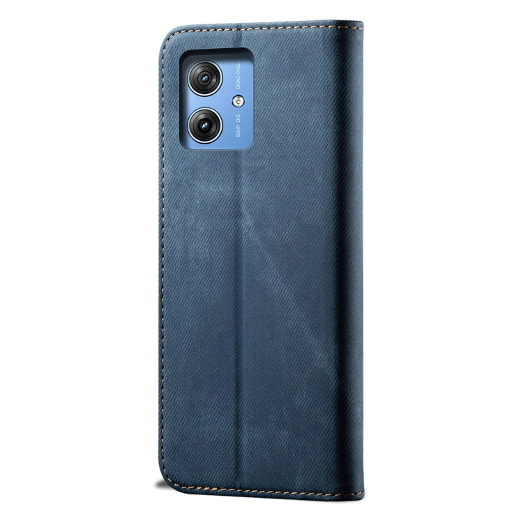 For Motorola Moto G54 Power 5G Denim Texture Flip Leather Phone Case(Blue) - free shipping - PMC TechLife - Order now!