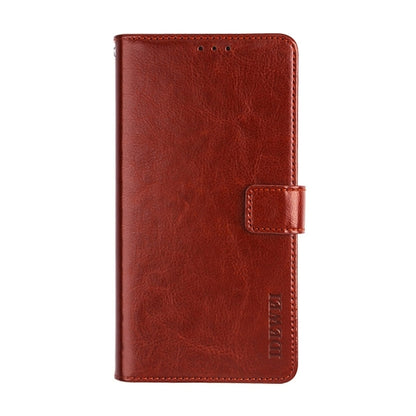 For Nothing Phone 2 idewei Crazy Horse Texture Leather Phone Case with Holder(Brown) - More Brand by idewei | Online Shopping South Africa | PMC Jewellery | Buy Now Pay Later Mobicred