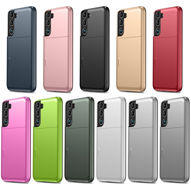 For Samsung Galaxy S25 Ultra 5G Shockproof Armor Phone Case with Card Slot(Grey) - Galaxy S25 Ultra 5G Cases by PMC Jewellery | Online Shopping South Africa | PMC Jewellery | Buy Now Pay Later Mobicred
