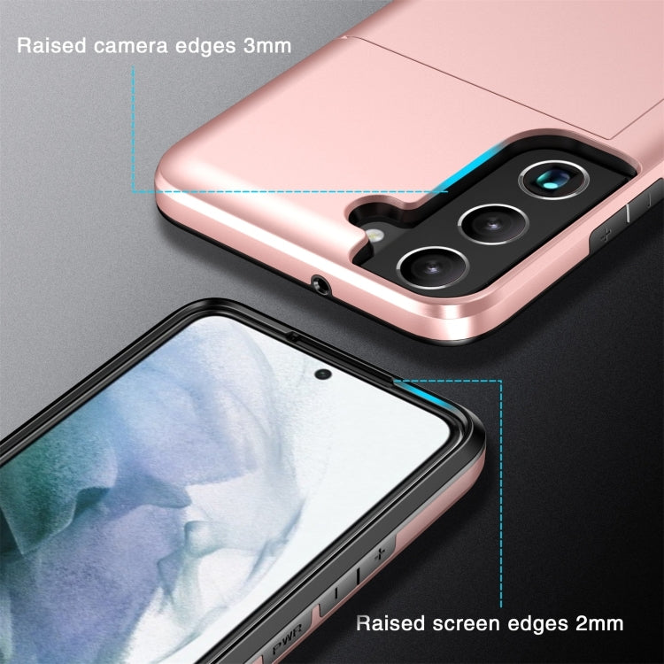 For Samsung Galaxy S24+ 5G Shockproof Armor Phone Case with Card Slot(White) - Galaxy S24+ 5G Cases by PMC TechLife | Online Shopping South Africa | PMC TechLife | Buy Now Pay Later Mobicred