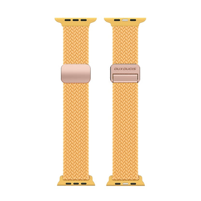 For Apple Watch SE 2022 44mm DUX DUCIS Mixture Pro Series Magnetic Buckle Nylon Braid Watch Band(Sunny Color) - Watch Bands by DUX DUCIS | Online Shopping South Africa | PMC Jewellery | Buy Now Pay Later Mobicred