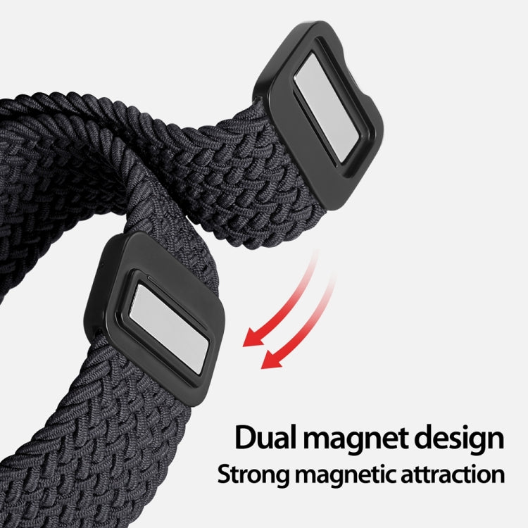 For Apple Watch Series 6 40mm DUX DUCIS Mixture Pro Series Magnetic Buckle Nylon Braid Watch Band(Midnight) - Watch Bands by DUX DUCIS | Online Shopping South Africa | PMC Jewellery | Buy Now Pay Later Mobicred