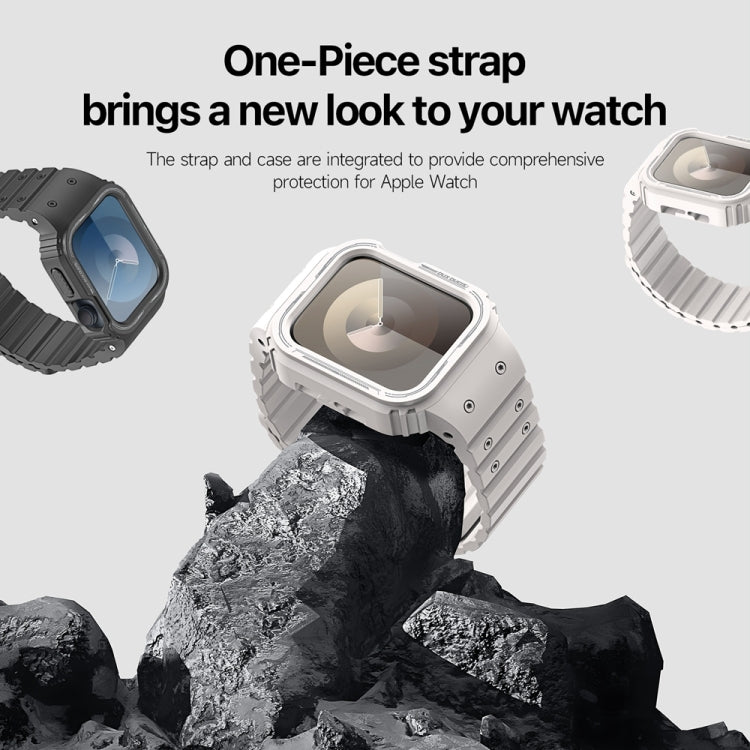 For Apple Watch SE 2022 44mm DUX DUCIS OA Series Integrated Magnetic Watch Band(Starlight) - Watch Bands by DUX DUCIS | Online Shopping South Africa | PMC Jewellery | Buy Now Pay Later Mobicred