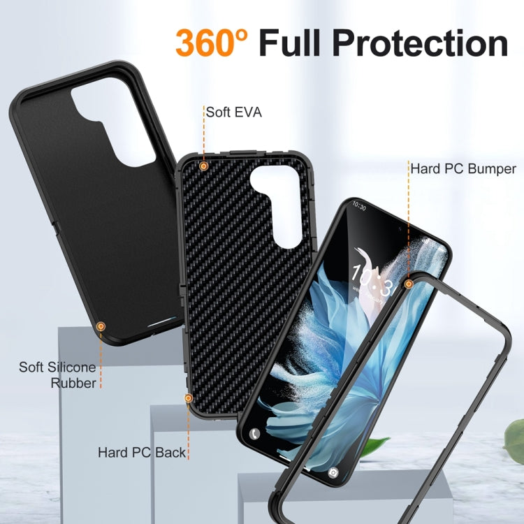 For Samsung Galaxy S24+ 5G / S25+ 5G Life Waterproof Rugged Phone Case(Black) - Galaxy S24+ 5G Cases by PMC Jewellery | Online Shopping South Africa | PMC Jewellery | Buy Now Pay Later Mobicred