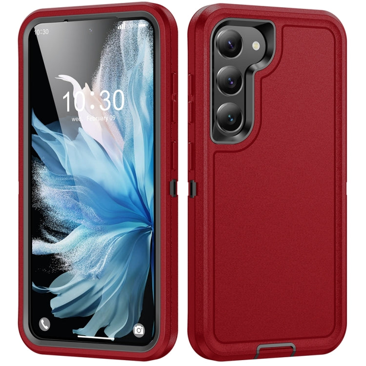 For Samsung Galaxy S24+ 5G / S25+ 5G Life Waterproof Rugged Phone Case(Red + Black) - free shipping - PMC Jewellery - Order now!