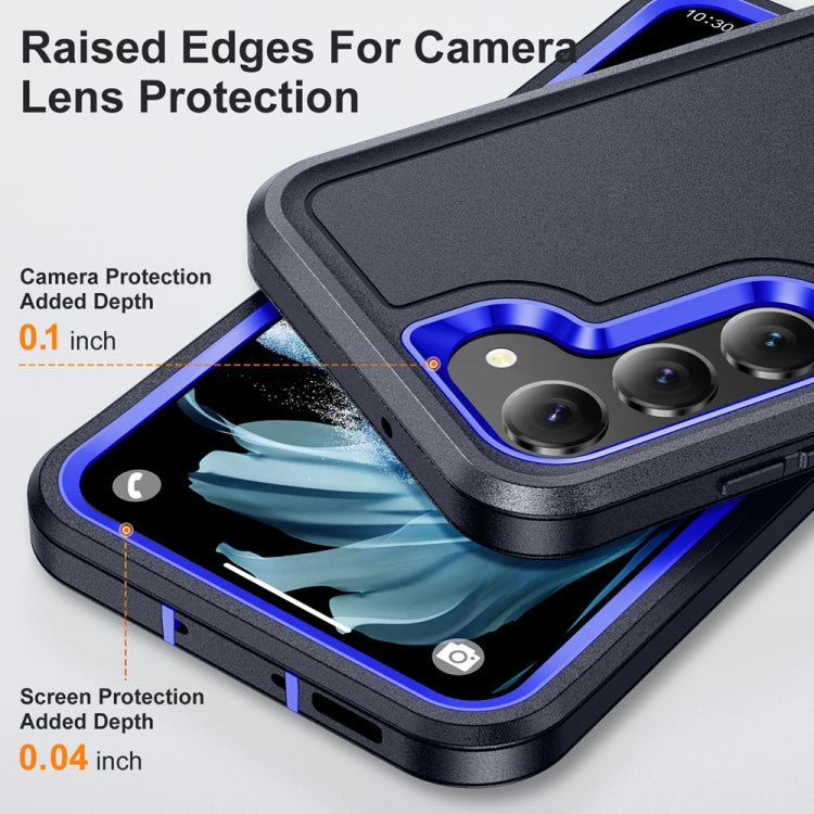 For Samsung Galaxy S24+ 5G / S25+ 5G Life Waterproof Rugged Phone Case(Dark Blue + Royal Blue) - Galaxy S24+ 5G Cases by PMC Jewellery | Online Shopping South Africa | PMC Jewellery | Buy Now Pay Later Mobicred