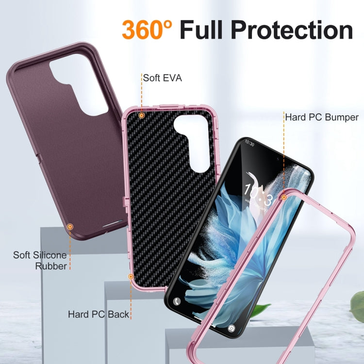 For Samsung Galaxy S24+ 5G / S25+ 5G Life Waterproof Rugged Phone Case(Purple + Pink) - free shipping - PMC Jewellery - Order now!
