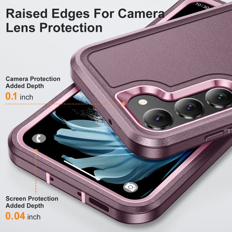 For Samsung Galaxy S24+ 5G / S25+ 5G Life Waterproof Rugged Phone Case(Purple + Pink) - Galaxy S24+ 5G Cases by PMC Jewellery | Online Shopping South Africa | PMC Jewellery | Buy Now Pay Later Mobicred