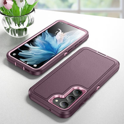 For Samsung Galaxy S24+ 5G / S25+ 5G Life Waterproof Rugged Phone Case(Purple + Pink) - Galaxy S24+ 5G Cases by PMC Jewellery | Online Shopping South Africa | PMC Jewellery | Buy Now Pay Later Mobicred