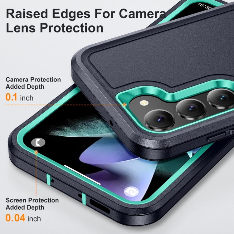 For Samsung Galaxy S24 5G / S25 5G Life Waterproof Rugged Phone Case(Dark Blue + Light Blue) - Galaxy S24 5G Cases by PMC Jewellery | Online Shopping South Africa | PMC Jewellery | Buy Now Pay Later Mobicred