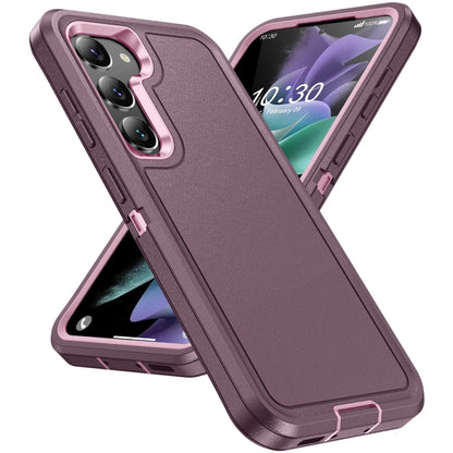 For Samsung Galaxy S24 5G / S25 5G Life Waterproof Rugged Phone Case(Purple + Pink) - Galaxy S24 5G Cases by PMC Jewellery | Online Shopping South Africa | PMC Jewellery | Buy Now Pay Later Mobicred