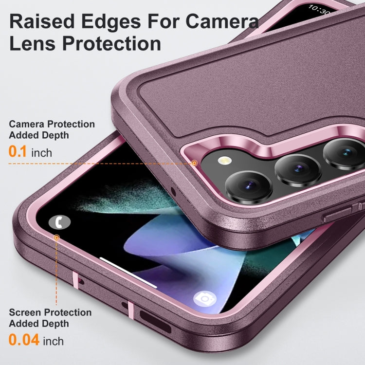 For Samsung Galaxy S24 5G / S25 5G Life Waterproof Rugged Phone Case(Purple + Pink) - Galaxy S24 5G Cases by PMC Jewellery | Online Shopping South Africa | PMC Jewellery | Buy Now Pay Later Mobicred