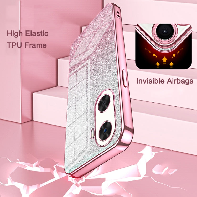 For Huawei Pura 70 Pro Gradient Glitter Powder Electroplated Phone Case(Pink) - Huawei Cases by PMC Jewellery | Online Shopping South Africa | PMC Jewellery | Buy Now Pay Later Mobicred