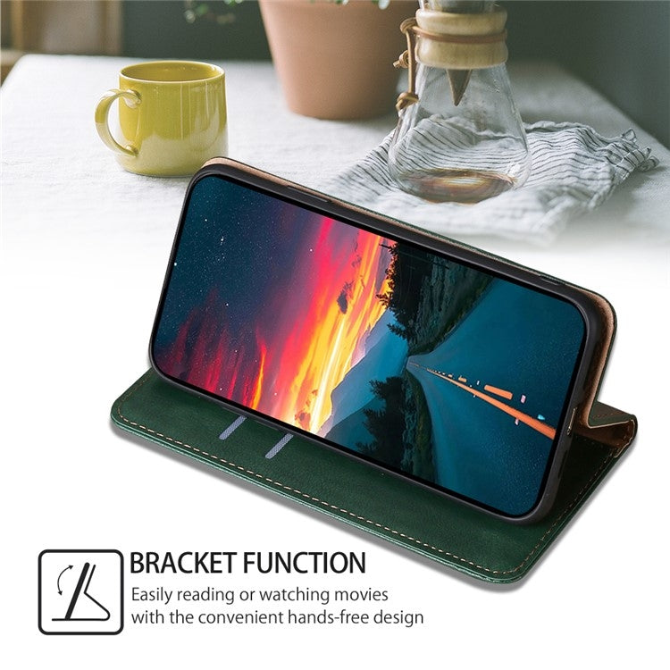 For Huawei Pura 70 Pro / Pro+ Gloss Oil Solid Color Magnetic Leather Phone Case(Green) - Huawei Cases by PMC Jewellery | Online Shopping South Africa | PMC Jewellery | Buy Now Pay Later Mobicred