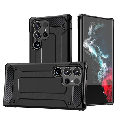 For Samsung Galaxy S25 Ultra 5G Magic Armor TPU Hybrid PC Phone Case(Black) - Galaxy S25 Ultra 5G Cases by PMC Jewellery | Online Shopping South Africa | PMC Jewellery | Buy Now Pay Later Mobicred