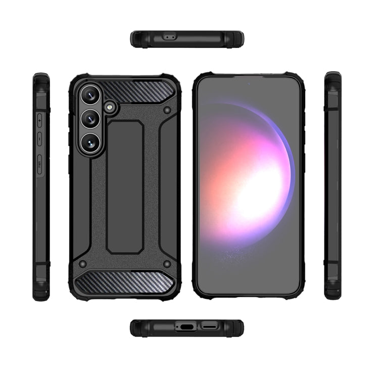For Samsung Galaxy S24 Ultra 5G Magic Armor TPU + PC Phone Case(Navy Blue) - Galaxy S24 Ultra 5G Cases by PMC TechLife | Online Shopping South Africa | PMC TechLife