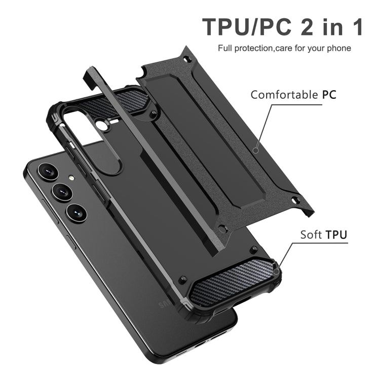 For Samsung Galaxy S24 Ultra 5G Magic Armor TPU + PC Phone Case(Gold) - Galaxy S24 Ultra 5G Cases by PMC TechLife | Online Shopping South Africa | PMC TechLife