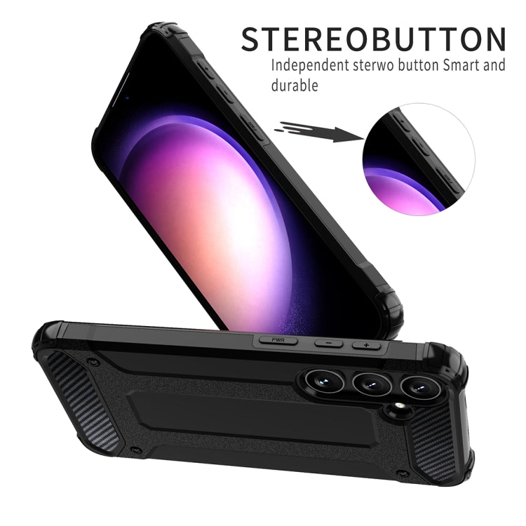 For Samsung Galaxy S24+ 5G Magic Armor TPU + PC Phone Case(Grey) - Galaxy S24+ 5G Cases by PMC TechLife | Online Shopping South Africa | PMC TechLife