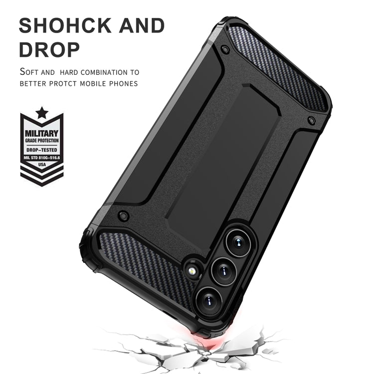 For Samsung Galaxy S24 Ultra 5G Magic Armor TPU + PC Phone Case(Grey) - Galaxy S24 Ultra 5G Cases by PMC TechLife | Online Shopping South Africa | PMC TechLife