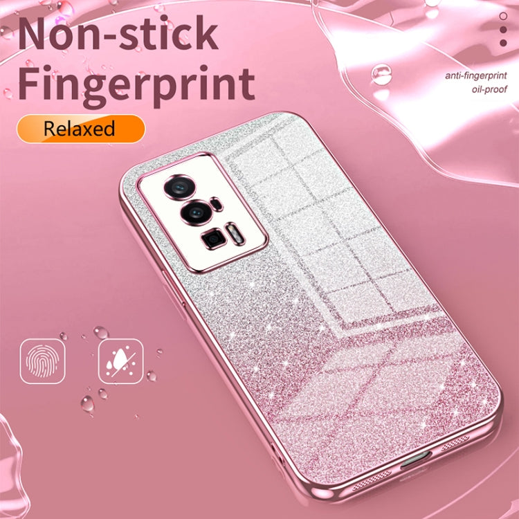 For Xiaomi 13 Pro Gradient Glitter Powder Electroplated Phone Case(Silver) - 13 Pro Cases by PMC Jewellery | Online Shopping South Africa | PMC Jewellery | Buy Now Pay Later Mobicred