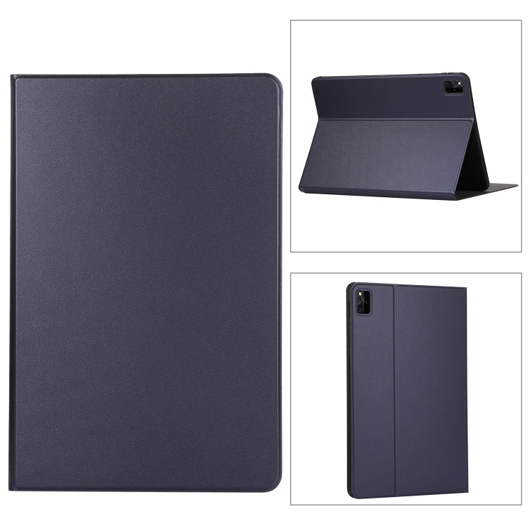 For Lenovo Tab M11 / Xiaoxin Pad 11 2024 Voltage Elastic Texture Flip Tablet Leather Case(Dark Blue) - Lenovo by PMC Jewellery | Online Shopping South Africa | PMC Jewellery | Buy Now Pay Later Mobicred