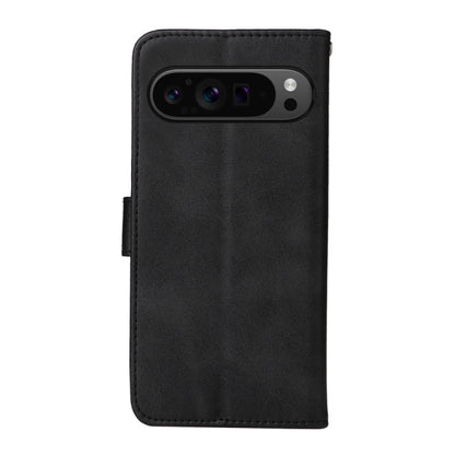 For Google Pixel 9 Pro Classic Calf Texture Flip Leather Phone Case(Black) - Google Cases by PMC Jewellery | Online Shopping South Africa | PMC Jewellery | Buy Now Pay Later Mobicred