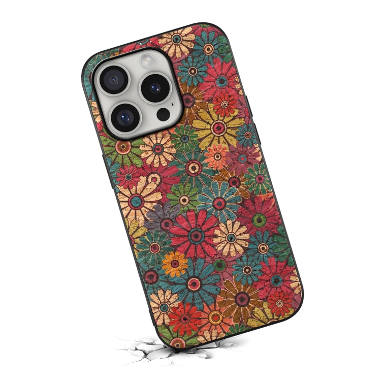 For iPhone 16 Pro Four Seasons Flower Language Series TPU Phone Case(Spring Green) - iPhone 16 Pro Cases by PMC Jewellery | Online Shopping South Africa | PMC Jewellery | Buy Now Pay Later Mobicred