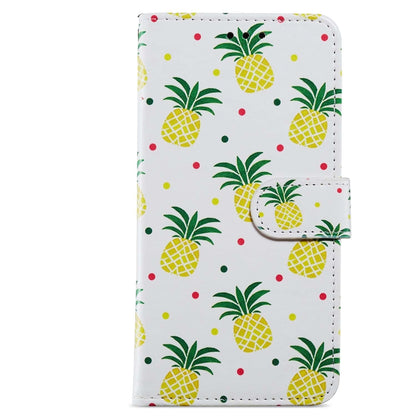 For Blackview A55 Pro Painted Pattern Horizontal Flip Leather Phone Case(Pineapple) - More Brand by PMC Jewellery | Online Shopping South Africa | PMC Jewellery | Buy Now Pay Later Mobicred