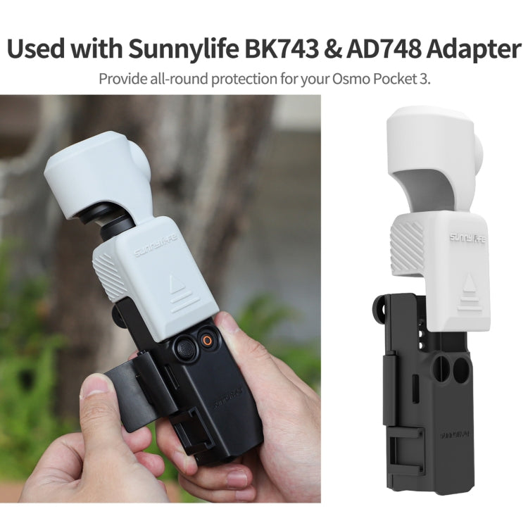 For DJI Osmo Pocket 3 Sunnylife OP3-BHT746 Silicone Protective Case(Orange) - Case & Bags by Sunnylife | Online Shopping South Africa | PMC TechLife | Buy Now Pay Later Mobicred