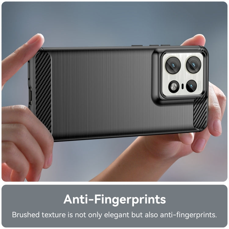 For Motorola Edge 50 Pro Carbon Fiber Brushed Texture TPU Phone Case(Black) - free shipping - PMC TechLife - Order now!